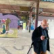 Area Composer Peter Hölscher und Ronald Gaube fotografieren Graffiti-Kunst auf dem Teufelsberg Berlin